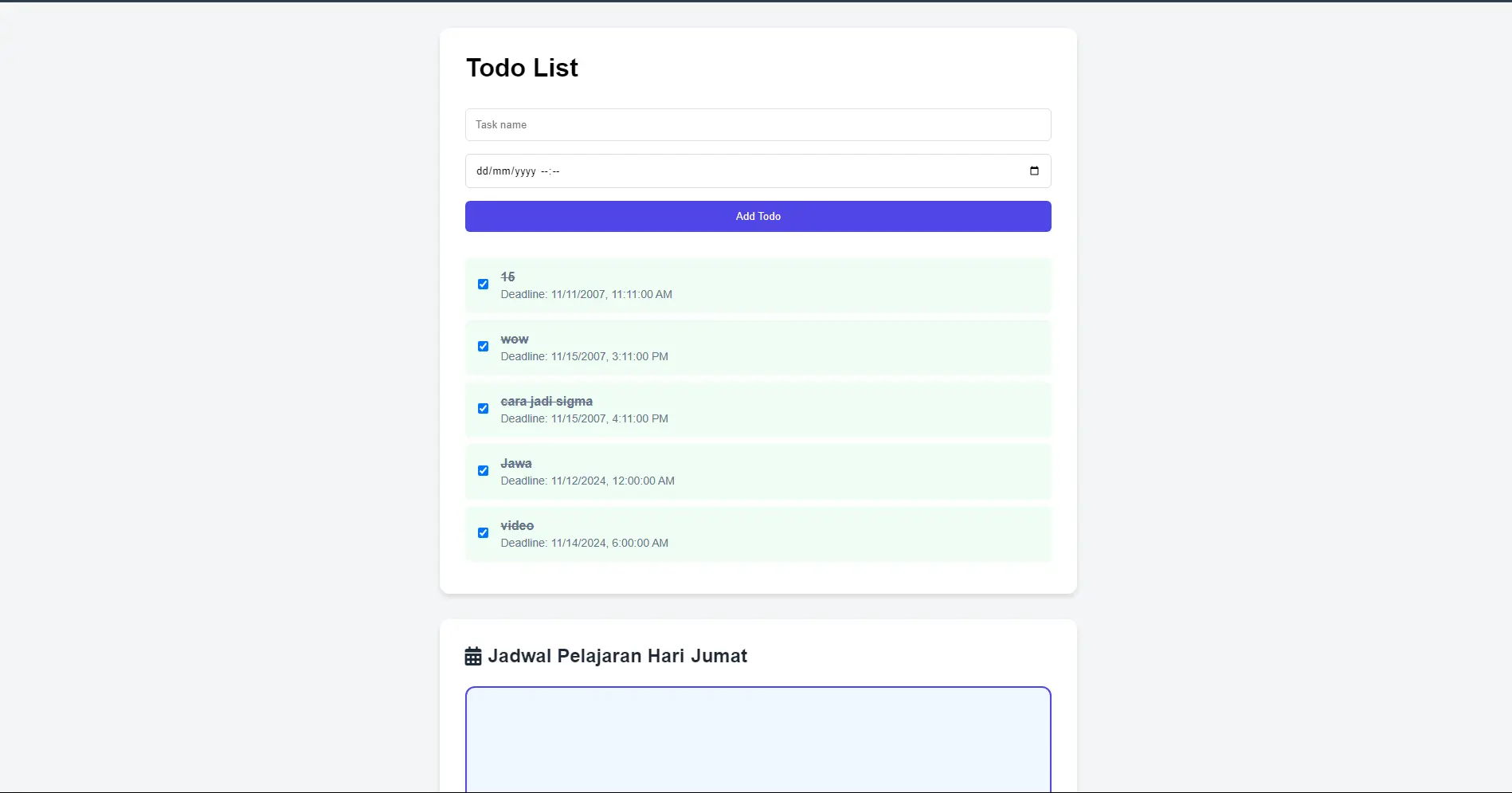 Todo List Manager